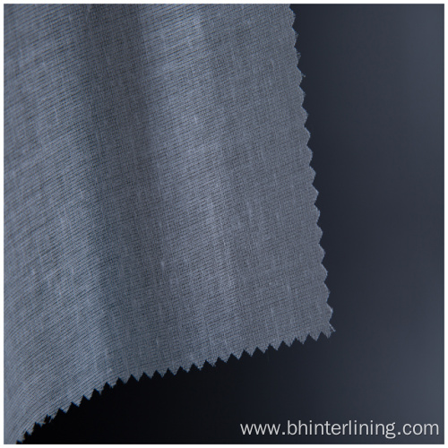 polyester knitted hard hand feeling woven lining fabric